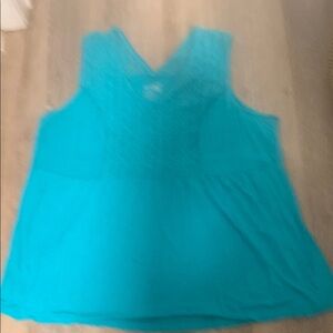Terra & Sky Blue Sleeveless Tank Top